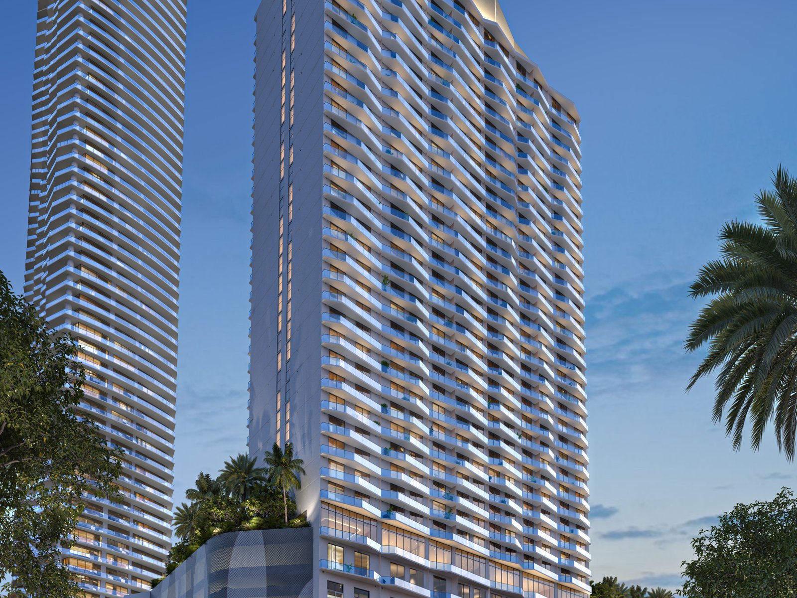 Tower — South Facade