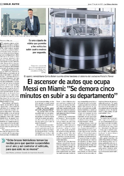LUN clipping — Messi's car elevator in Miami